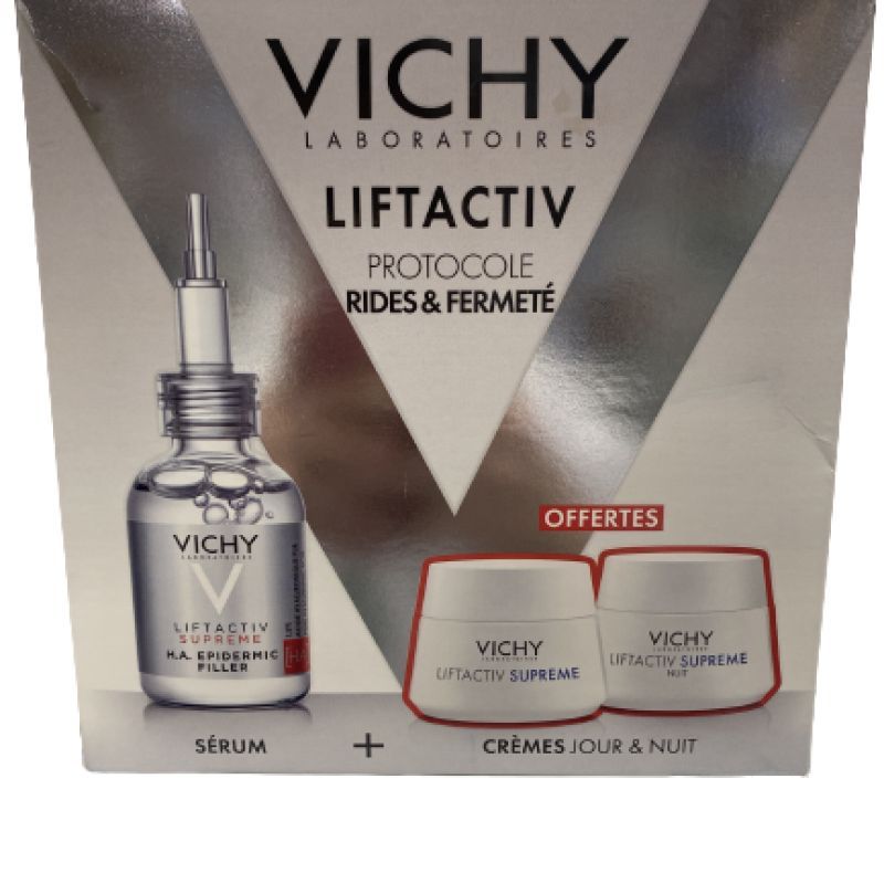 Vichy - Liftactiv protocole rides et fermeté sérum 30ml + crèmes jour et nuit 15ml