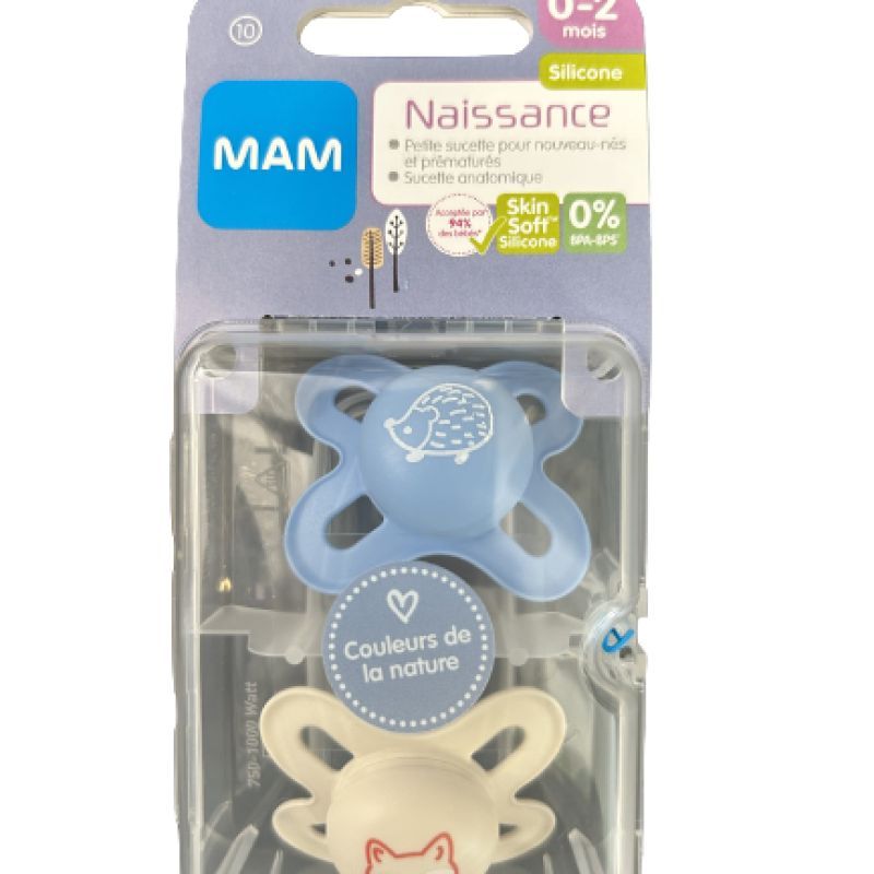 Sucette MAM Naissance Silicone 0-2mois