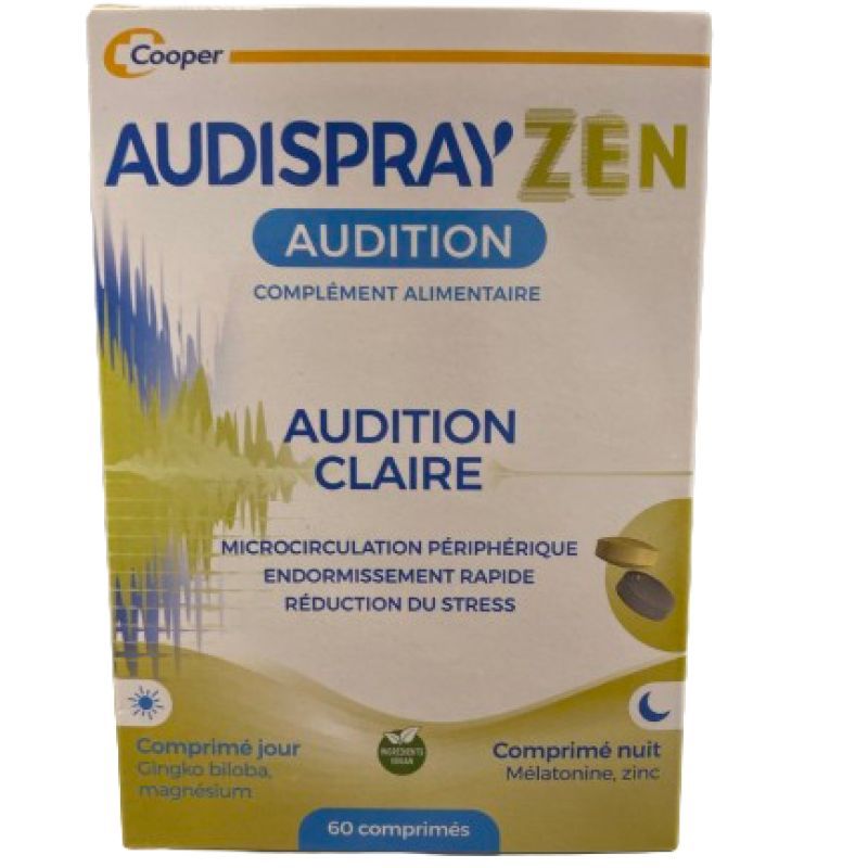 AudisprayZen Audition 60 Comprimés