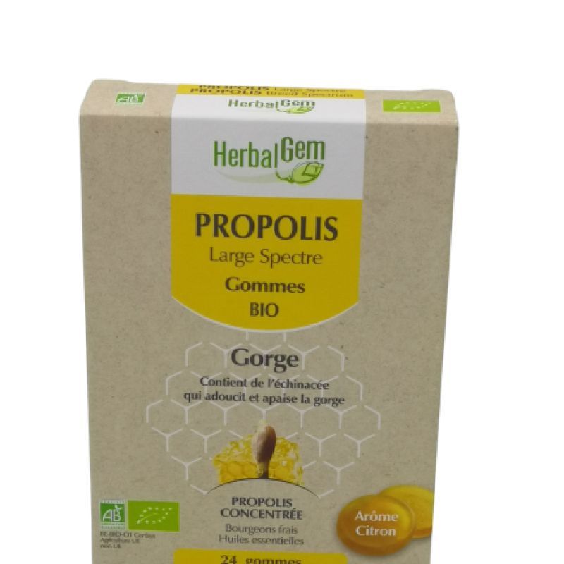 Gommes Propolis Bio Gorge 24 gommes