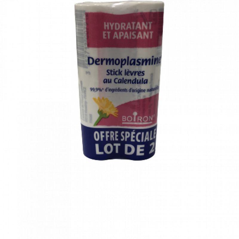 Dermoplasmine stick lèvres au Calendula lot de 2