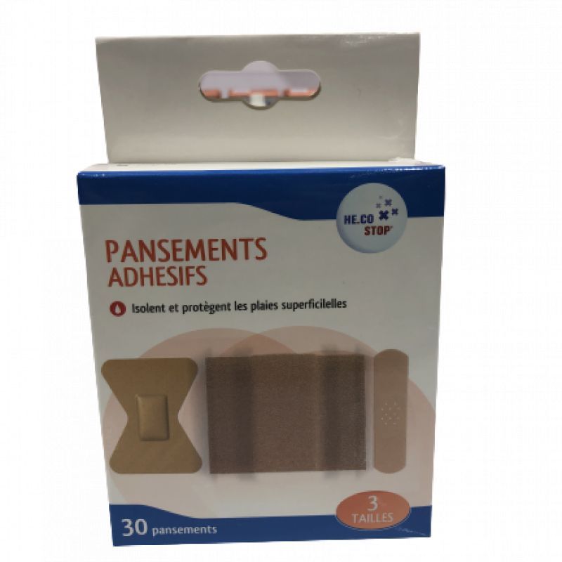 Pansements adhésifs + 30 pansements