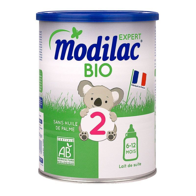 Modilac BIO 2ème âge lait poudre bébé 6-12mois 800g