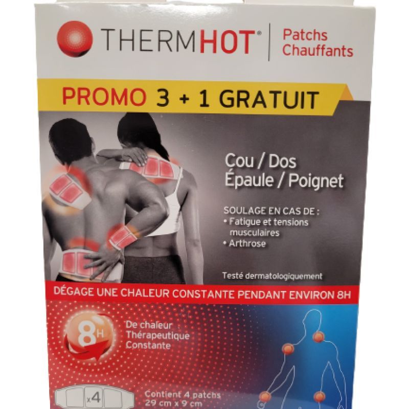 Thermot - patchs chauffants 3 + 1 grauit