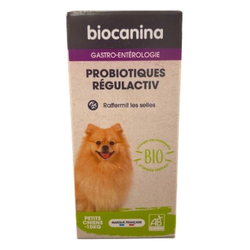 Biocanina Probiotiques Régulactiv petits chiens -10kg