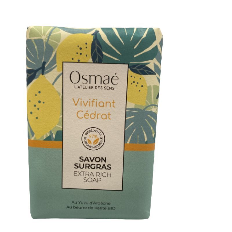 Osmaé - Vivifiant Cédrat Savon Surgras 200g