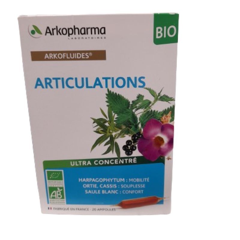 Arkofluide Articulations Bio - 20 ampoules