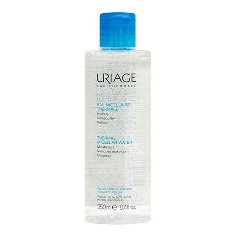 Uriage eau micellaire thermale peaux normales à sèches 250mL