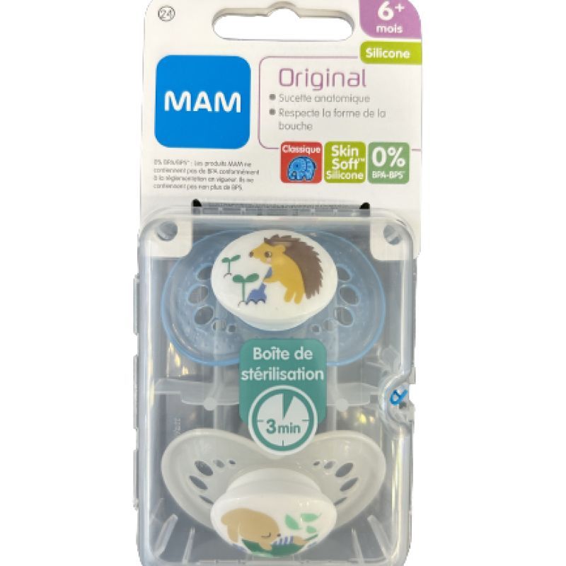 Sucette MAM Original Silicone 6+mois
