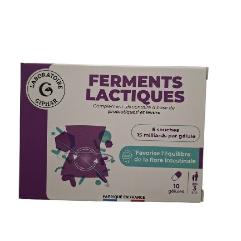 Ferments lactiques Giphar +10gel