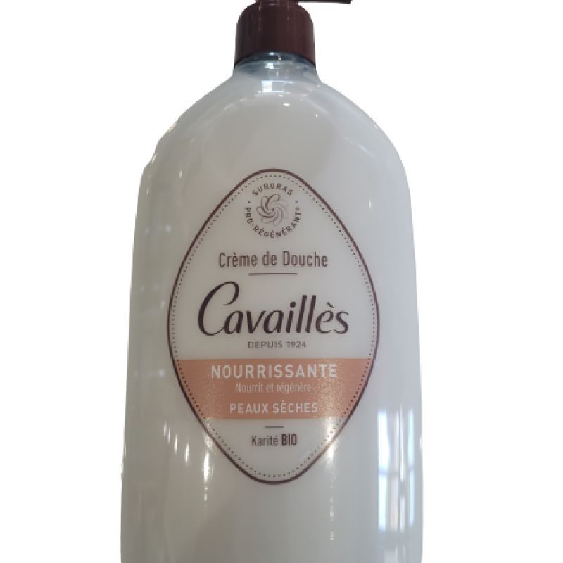 Cavaillès - Crème de douche nourrissante au karité bio - 750 ml