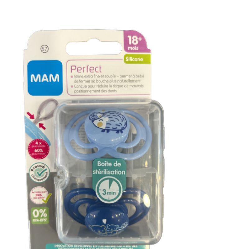 Sucette MAM Perfect silicone 18m+