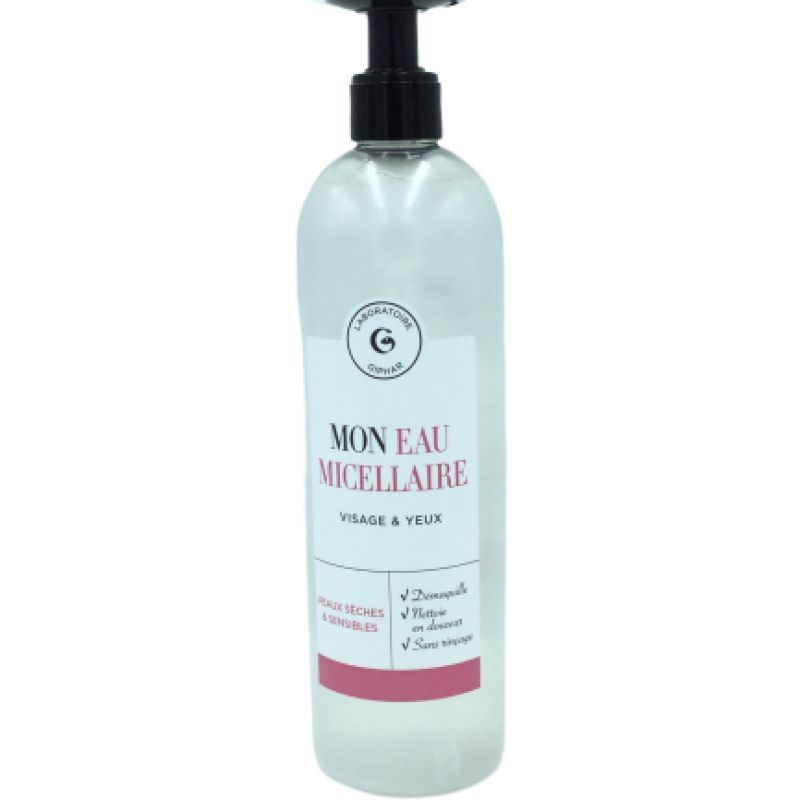 Giphar Mon Eau Micellaire Visage et Yeux 500mL