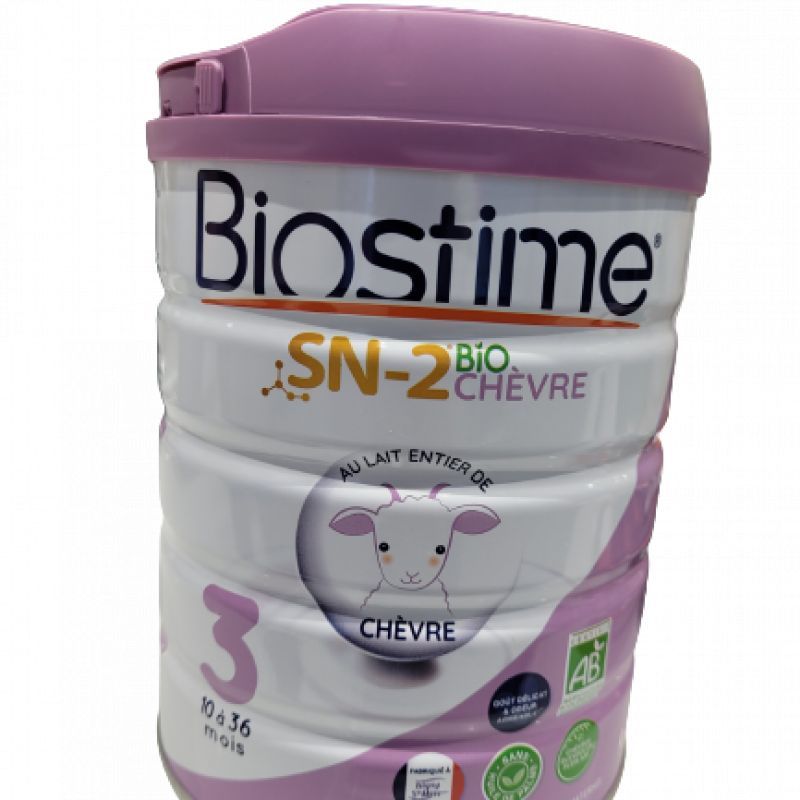 Biostime SN2 bio chèvre 3ème âge - 10 à 36 mois - 800g