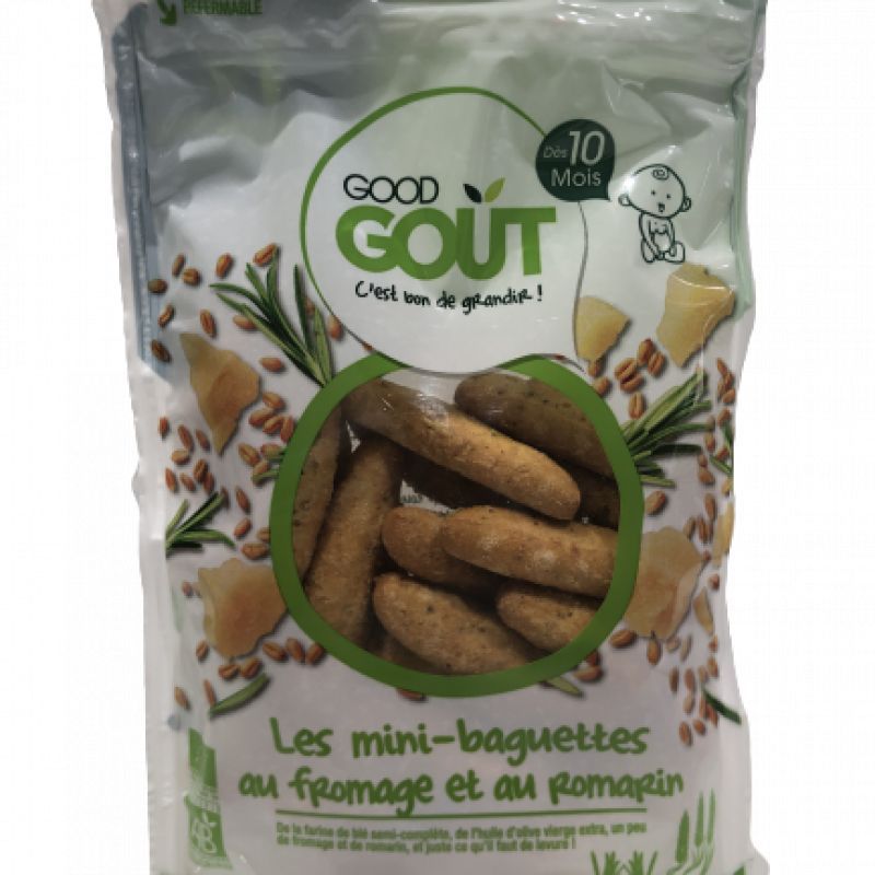 Mini-baguettes au fromage et au romarin 70g - Dès 10 mois