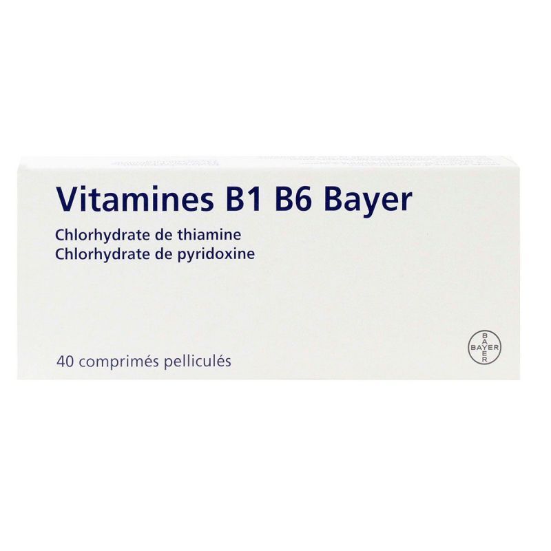 Vit B1 B6 Bayer 40 comprimés