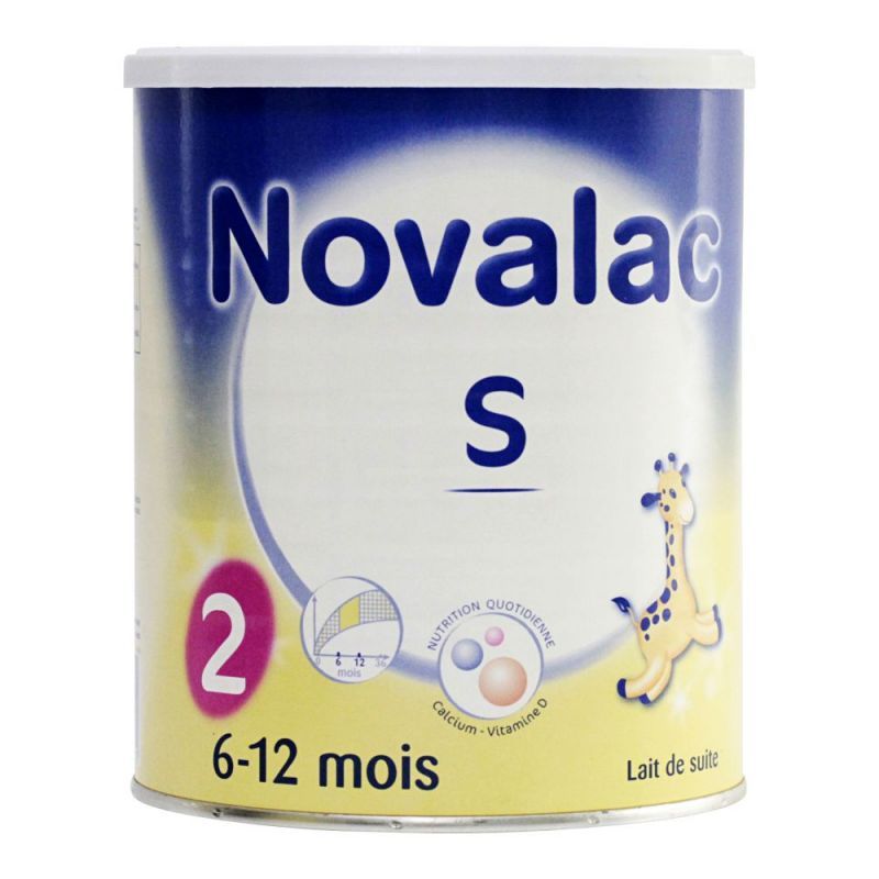 Novalac S 2ème âge lait poudre bébé 6-12mois 800g