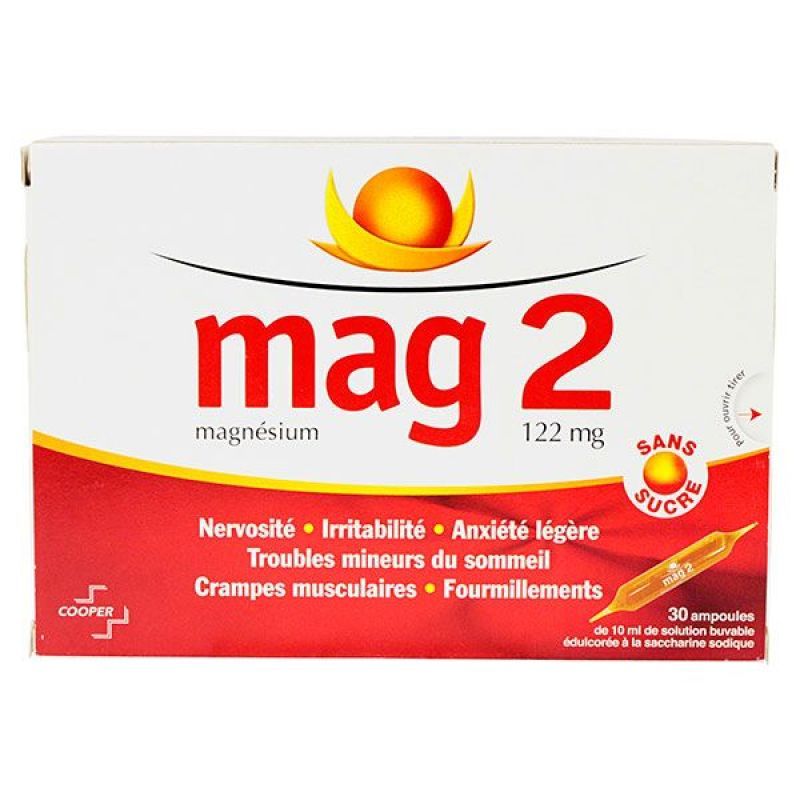 Mag 2 122mg/10ml - 30 Ampoules Buvables