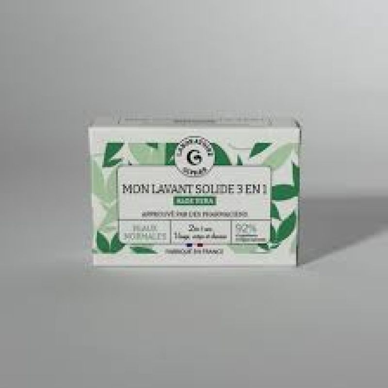 Giphar Mon Lavant Solide 3 en 1 Aloe Vera 65g
