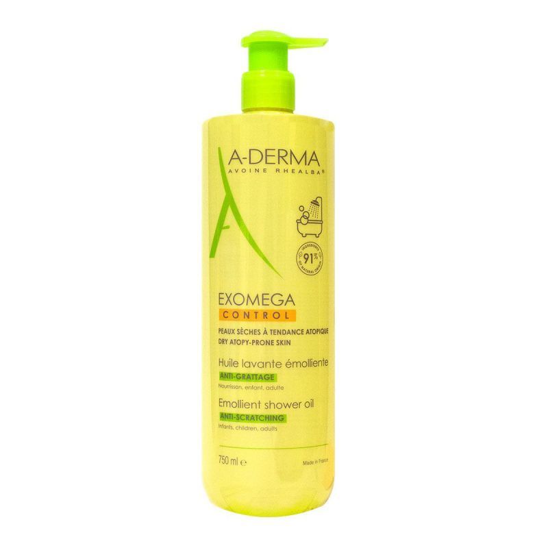 A-derma Exomega Control huile lavante émolliente 750mL