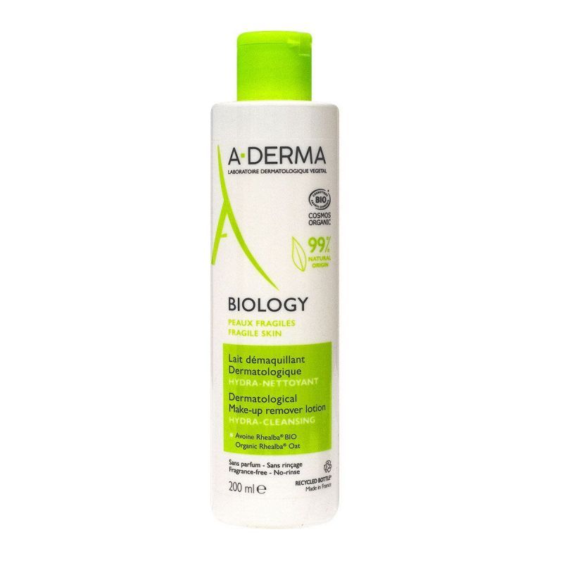 Biology lait hydra démaquillant dermatologique bio 200ml