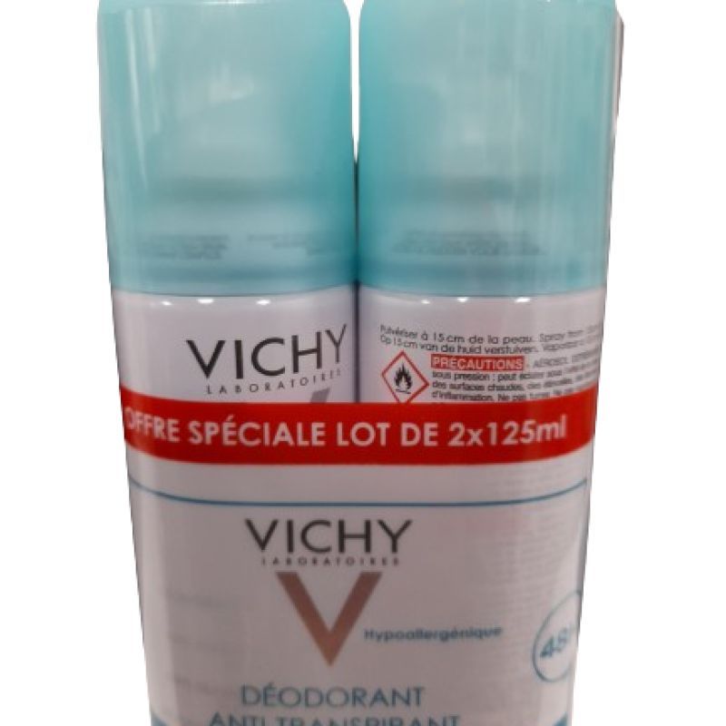 Vichy - Déodorant vaporisateur 48h anti-transpirant 2x125mL