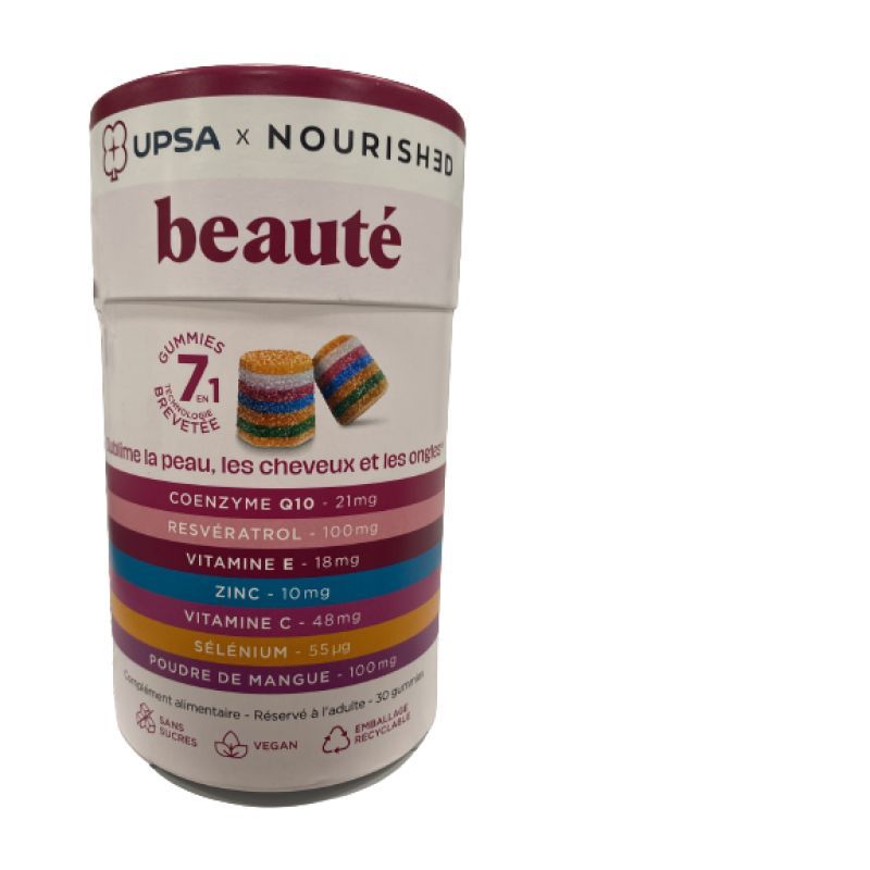 Upsa Nourished Beauté 7en 1 30 Gummies