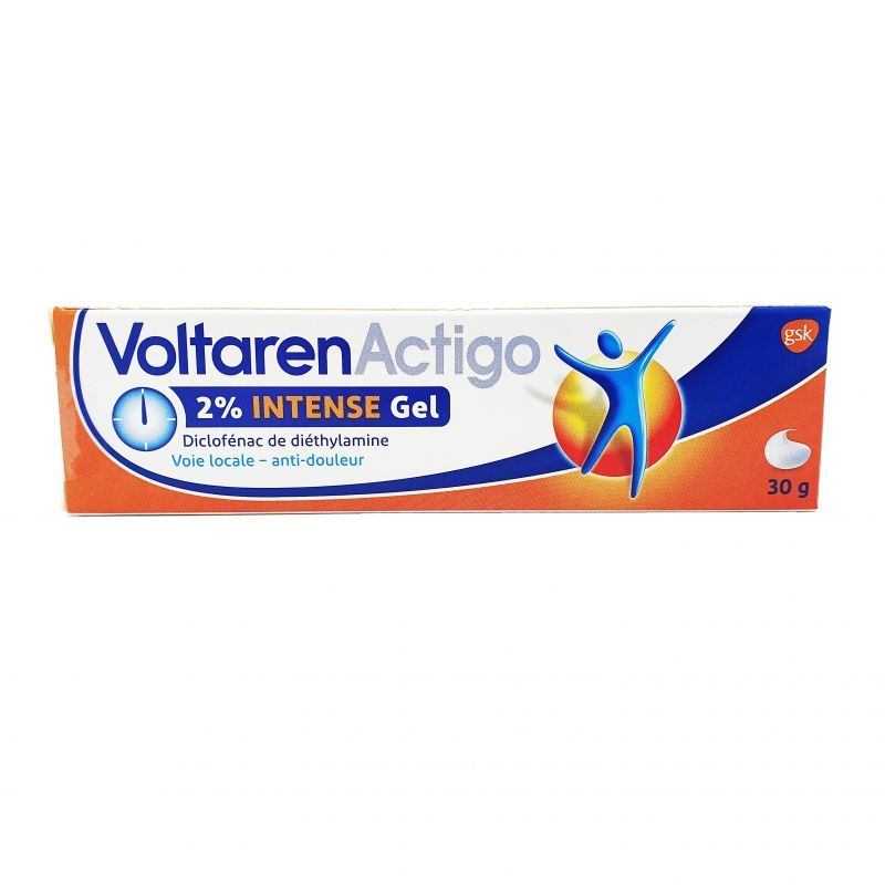 Voltarenactigo Intense 2% gel tube 30g