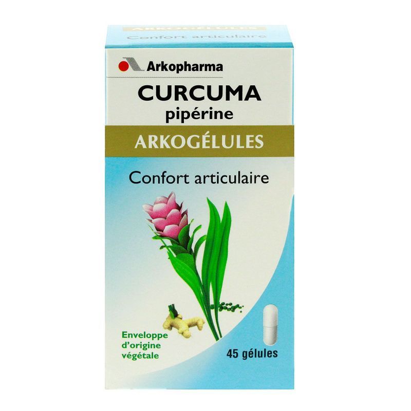 Curcuma Piperine Arkogélules-45 gélules