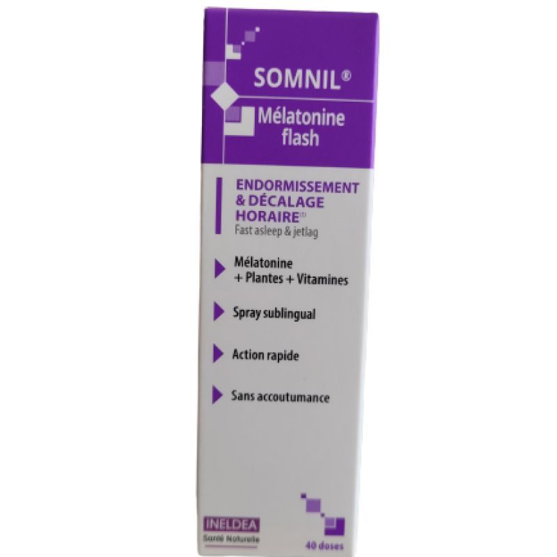 Ineldea - Somnil mélatonine flash 40 doses 20ml