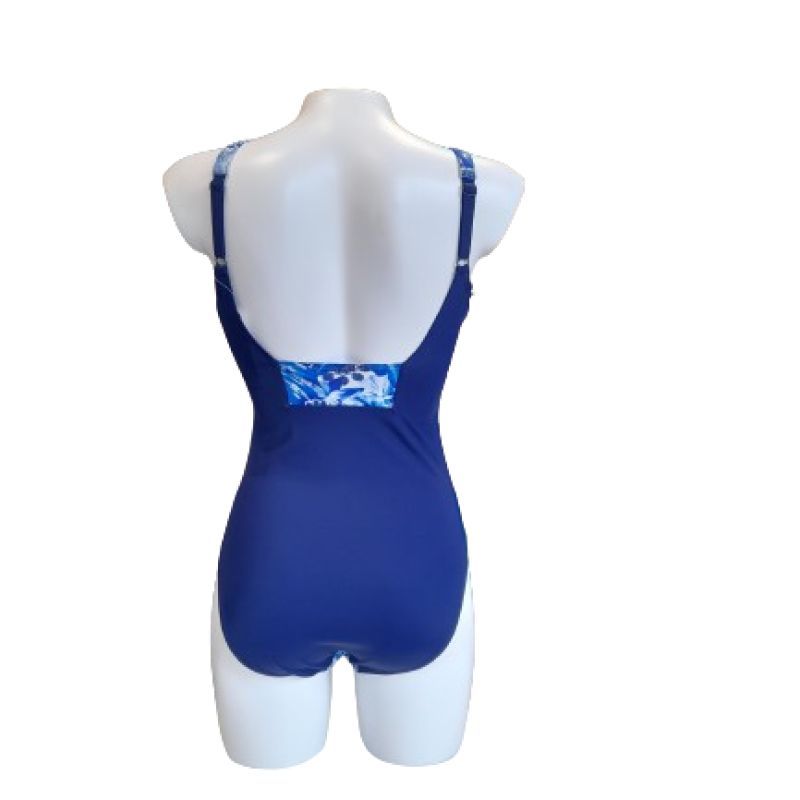 Amoena - Maillot de bain Bahamas OP 71268 Bleu Marine/ Bleu royal