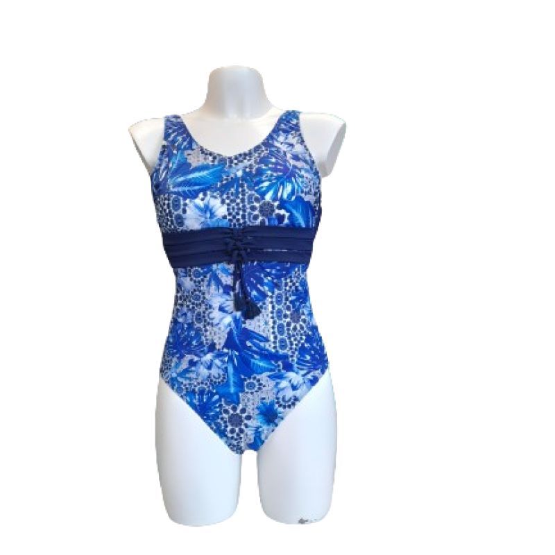 Amoena - Maillot de bain Bahamas OP 71268 Bleu Marine/ Bleu royal
