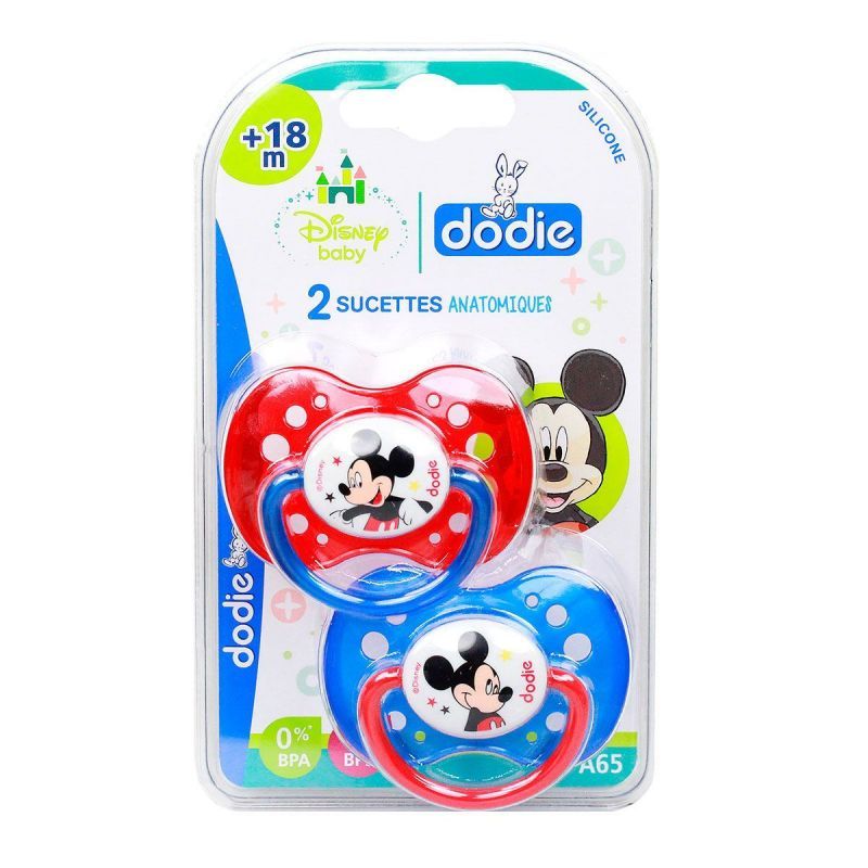 Dodie Sucette Anatomique +18m Mickey A65