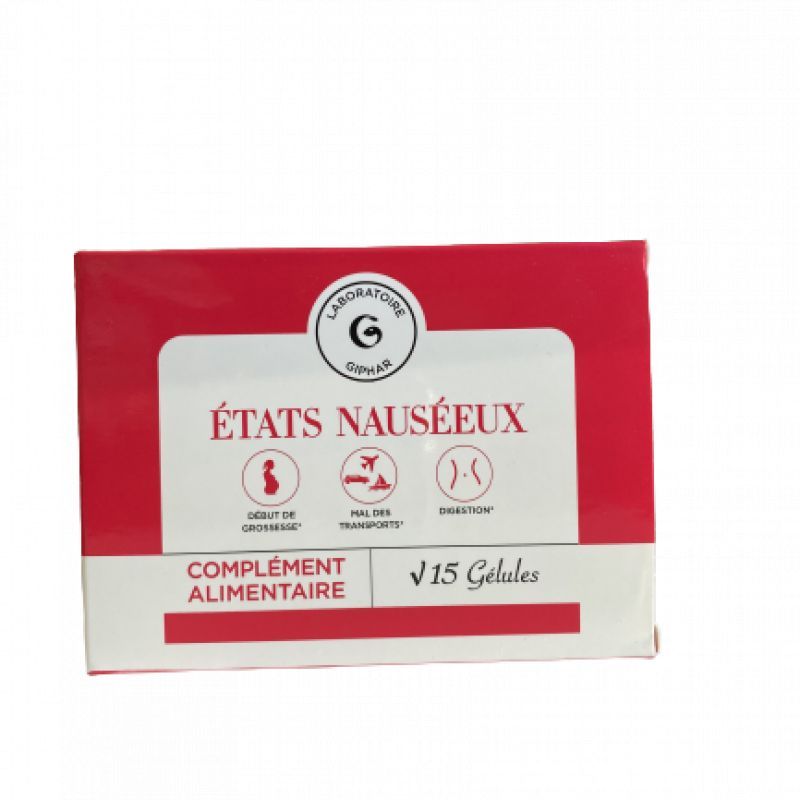 Giphar Etat Nauseeux 15 Gelules