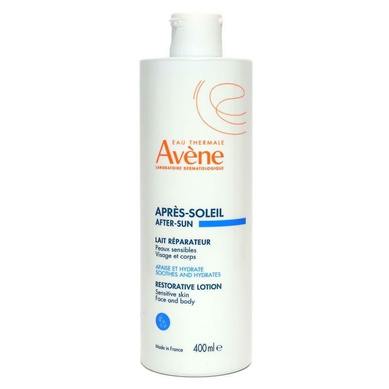 Solaire After Sun lait réparateur visage et corps peau sensible 400ml