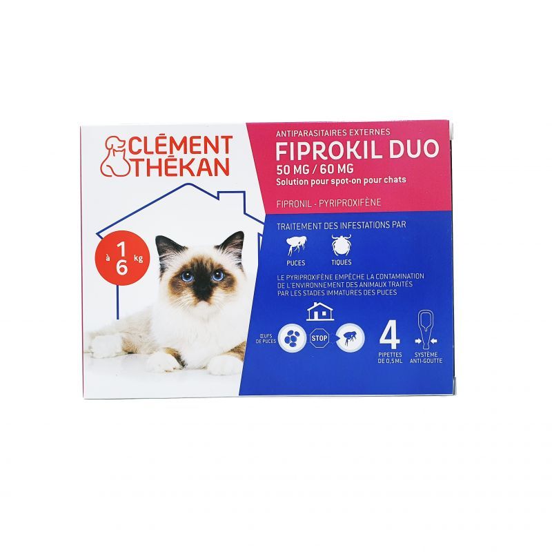 Fiprokil Duo Chat Pipettes 4 x 0,5mL