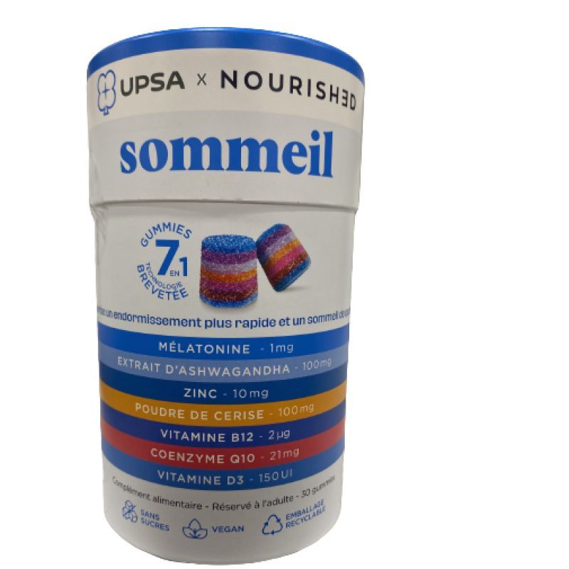 Upsa Nourished Sommeil 7en 1 30 Gummies