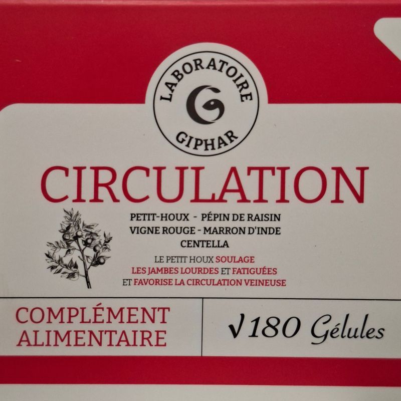 Giphar Circulation Gelule 180
