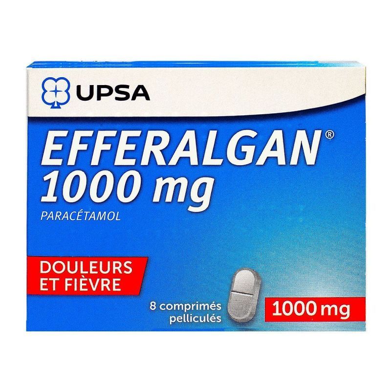 Efferalgantab 1000mg, 8 comprimés