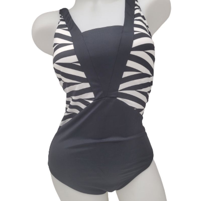 Amoena - Maillot de bain Faro black/white