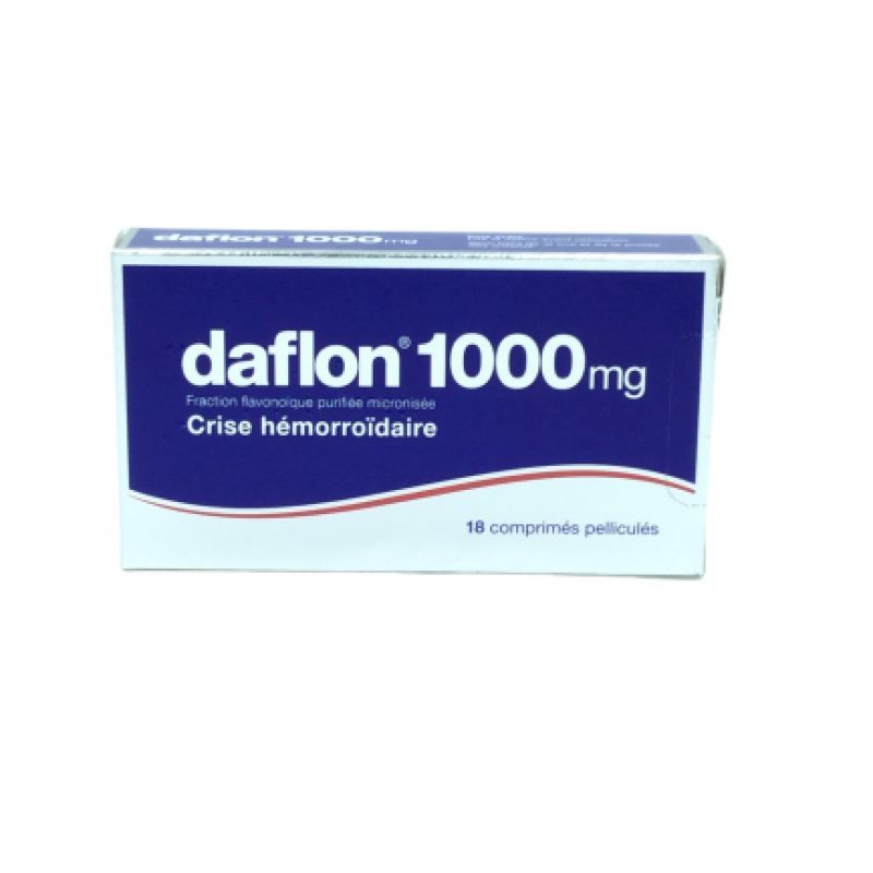 Daflon 1 000mg Cpr 18