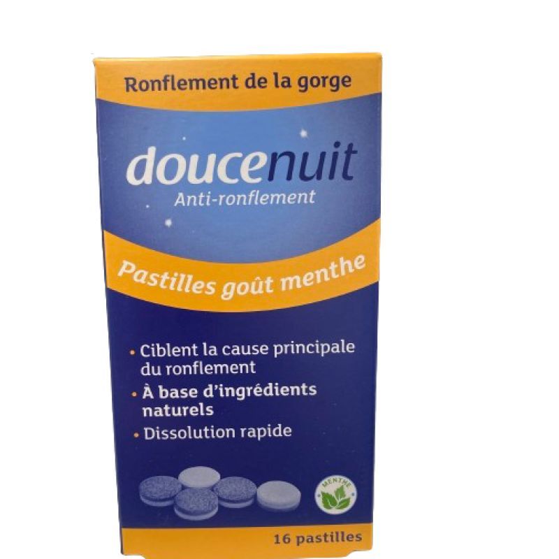 Douce Nuit Pastille anti-ronflement gout menthe