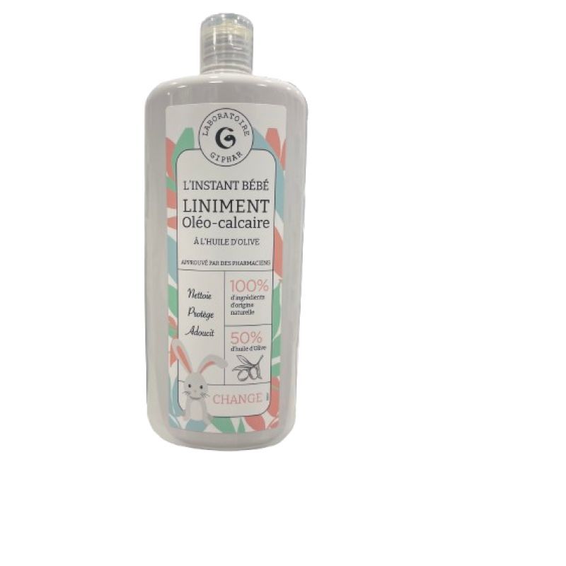 Giphar Instant Bébé Liniment Oléocalcaire 495ml