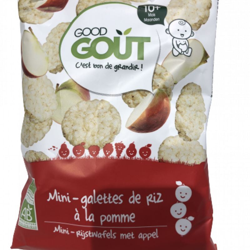Mini-galette de riz à la pomme 40g - Dès 10 mois