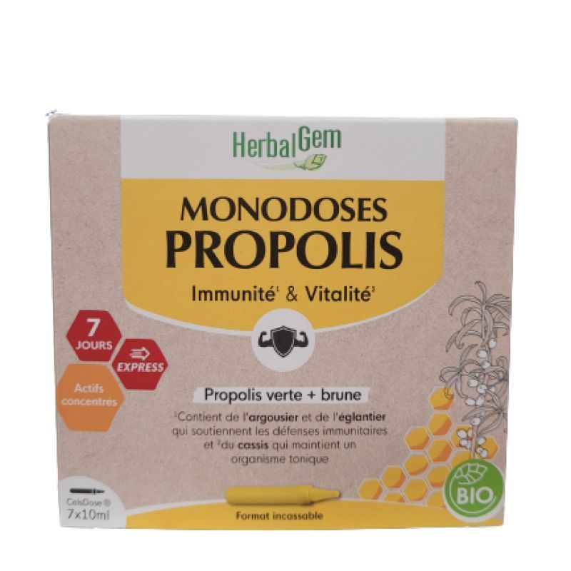 Herbalgem - Propolis monodoses 7*10 ml
