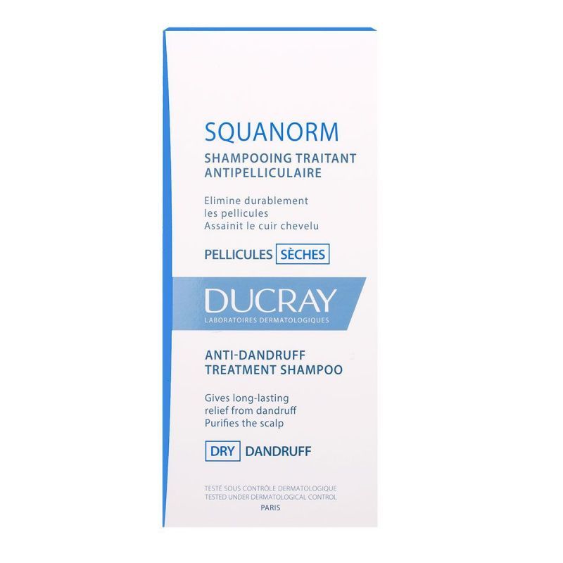 Ducray Squanorm shampooing pellicules sèches -200ml