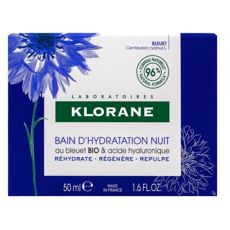 Bain d'hydratation nuit au bleuet bio et acide hyaluronique + 50mL