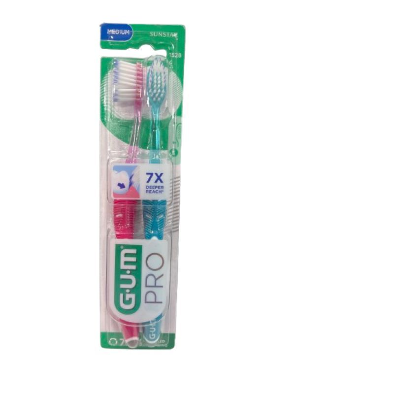 Lot de 2 brosse a dents Gum Pro Medium