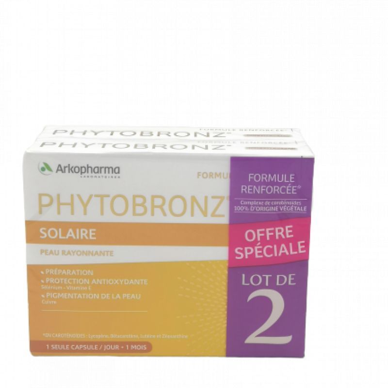 Phytobronz Solaire Caps 30 Lot de 2