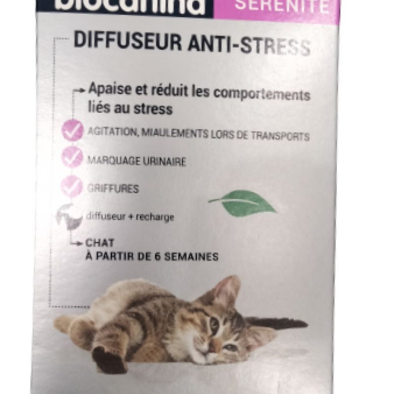 Biocanina diffuseur + recharge anti stress chat